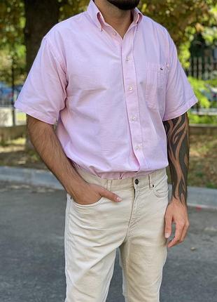 Рубашка lacoste с коротким рукавом (xl)