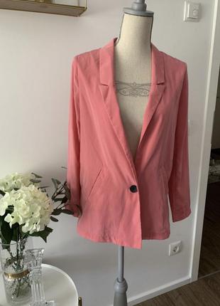 🖤розовым пиджаком блейзер bershka размер л