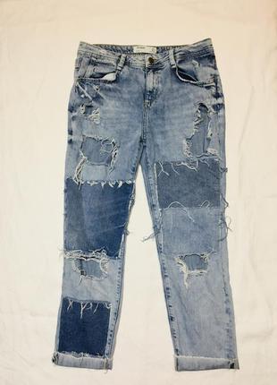 Джинсы рваные женские zara
