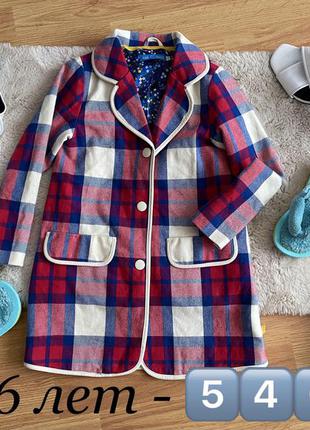Пальто little bird в клетку