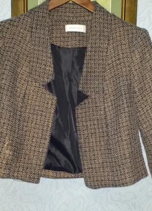 Жакет болеро піджак selected femme з мідним золотим відблиском