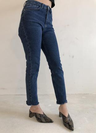 Скинни скинни джинсы, средняя идеальная посадка укороченные короткие4 фото