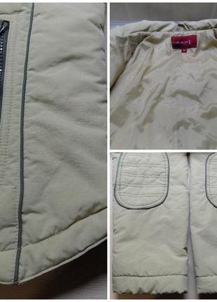 Куртка з тканини холлофайбер бежева фірмова розмір 46-485 фото
