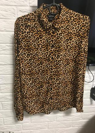 Блузка леопард