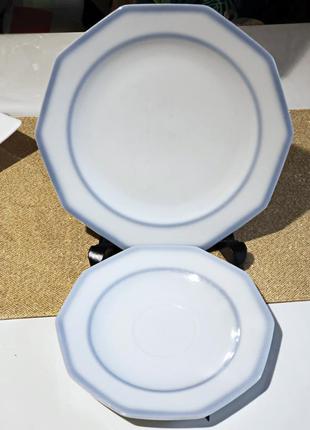 Набор тарелки фарфор винтаж клеймо столовая пара германия winterling bavaria kirchenlamitz