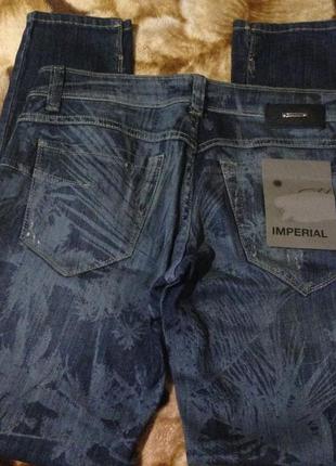 Шикарные джинсы imperial р.29{м/l},италия,новые с биркой