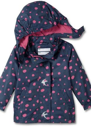 Качественная куртка, дождевик, ветровка на микрофлисе от тсм tchibo (чибо), германия, 86-92 см2 фото