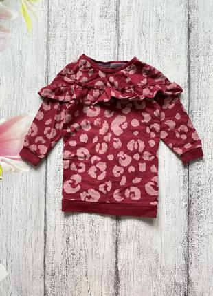 Стильна кофта туніка сукню з рюшами mothercare 12-18міс