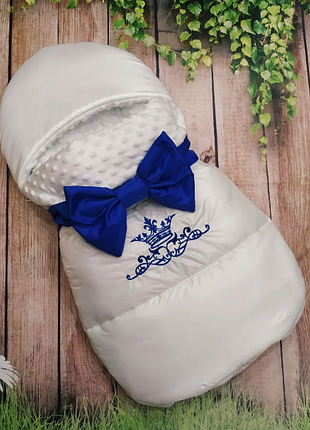 Конверт - спальник на виписку плащівка демі, зима, різні кольори