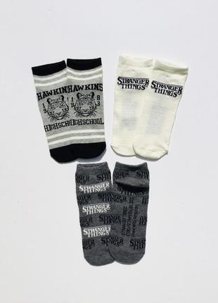 Шкарпетки жіночі низькі сліди stranger things primark