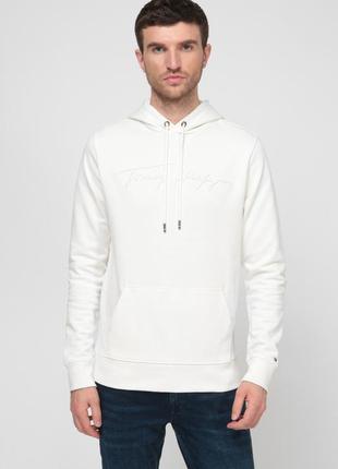 Tommy hilfiger мужское белое худи