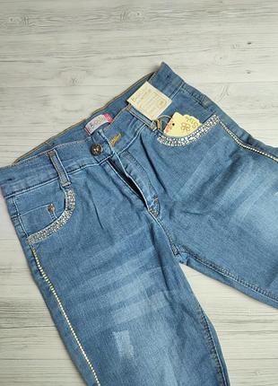 Джинсы для девочек штаны джинсовые 2