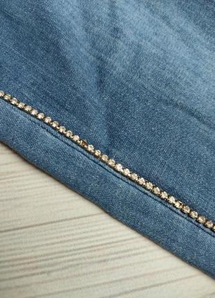 Джинсы для девочек штаны джинсовые 5