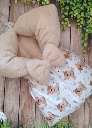 Конверт -ковдру на виписку трансформер , літо, демі, зима, різні кольори