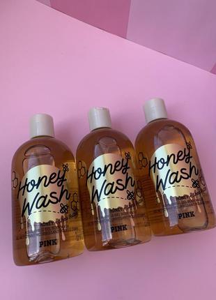 Гель для душа honey wash виктория сикрет pink2 фото