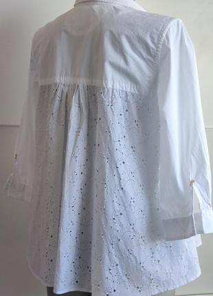 Дизайнерская рубашка, блуза le sarte pettegole белого цвета5 фото