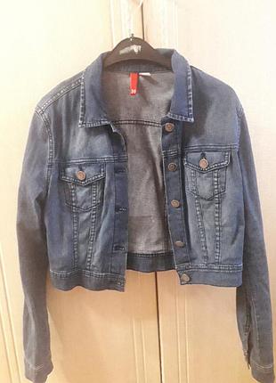 Пиджак джинсовый