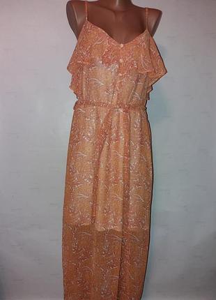 Красивое модное стильное платье, сарафан р.16/44