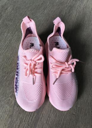 Новые детские розовые кроссовки, мокасины5 фото