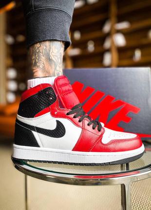 Кроссовки nike air jordan 1 retro high satin snake force