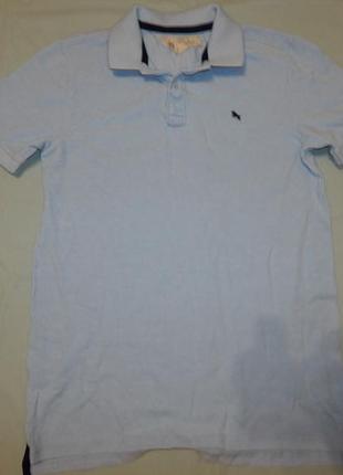 H&m футболка в стиле поло трикотажная на мальчика 12/14 лет рост 158/164