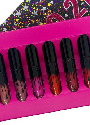 Набор помад kylie cosmetics - birthday hello 21 mini lip set2 фото