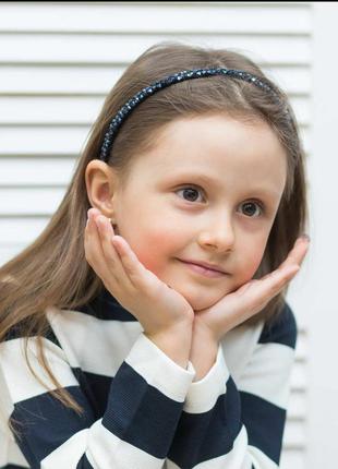 Обруч з кришталем,ободок з кришталиками