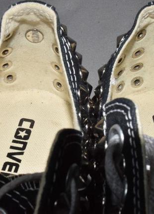Converse borchie negozi кеди кросівки з шипами на платформі. оригінал. 42 р./27.5 див.6 фото