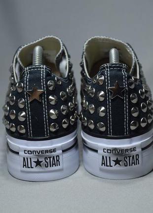 Converse borchie negozi кеди кросівки з шипами на платформі. оригінал. 42 р./27.5 див.5 фото