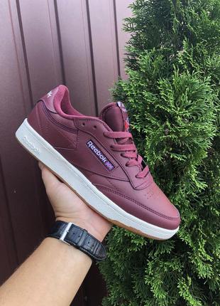 Р.41,44,46  кроссовки  reebok (бордовые) ks 10717