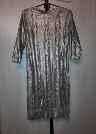 Вязонное платье с накатом.top secret.р евр 38/40/422 фото