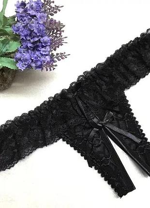 Еротична білизна, стрінги з доступом