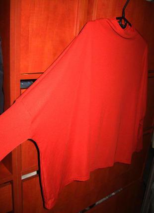 Реглан oversized ккирпичный