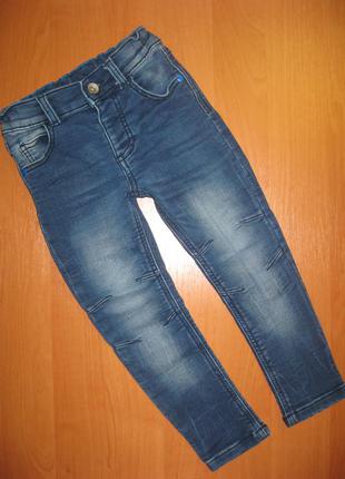 Джинсы "f&f" размер 2-3 года. рост 98 см.