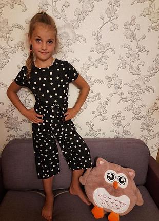 Комбінезон в горох 8-9 років george next zara, h&m