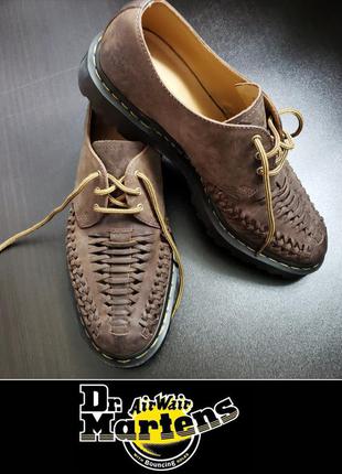 Туфли броги кожа оксфорды дерби dr. martens ezra р.43 ст.28см. original мужские подростковые стиль9 фото