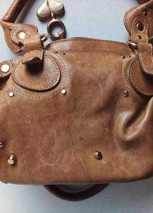 Эсклюзивная маленькая ретро сумочка кожа италия8 фото