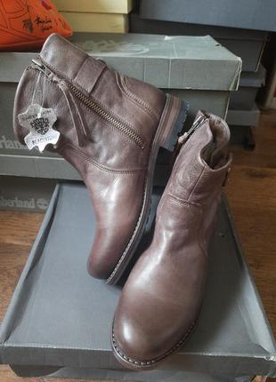 Ботинки blackstone,натуральная винтажная промасленая кожа ,цигейка1 фото