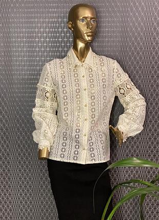 Нереальна блуза вінтаж, ручна робота!