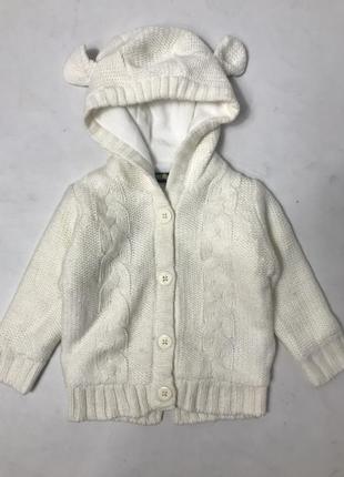 Тепла в'язана кофточка на флісі для малюків lupilu