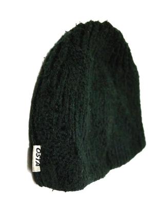 Osta отличная шапочка двойная тёплая чёрная осень зима весна размер универсальный 54-60