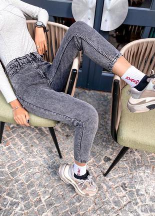 Твои идеальные джинсы мом с завышенной посадкой🖤 самый трендовый оттенок денима🔝🔝2 фото