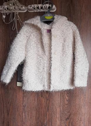 Пушистая кофта-травка на малышку от f&f