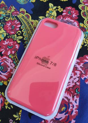 Чехол iphone 7 8 se silicone case айфон чохол2 фото