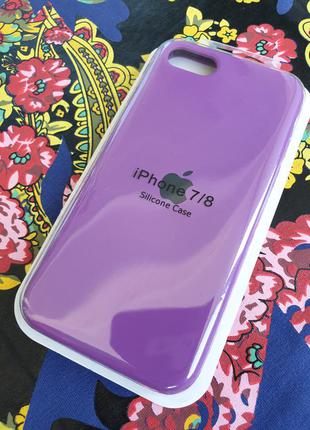 Чехол iphone 7 8 se silicone case айфон чохол1 фото