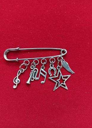 Брошь булавка оберег " фейерверк творческого полёта