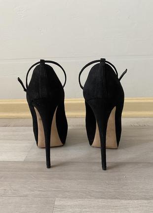 Чёрные туфли на высоком каблуке giuseppe zanotti3 фото