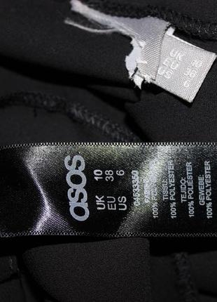 Чорна шифонова блуза asos4 фото