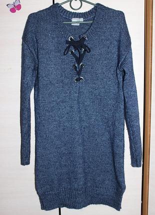 Стильна подовжена кофта туніка , платья  asos