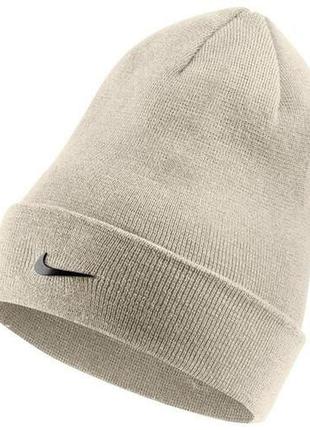 Шапка чоловік. nike u nsw beanie cuffed swoosh (арт. cw6324-072)2 фото